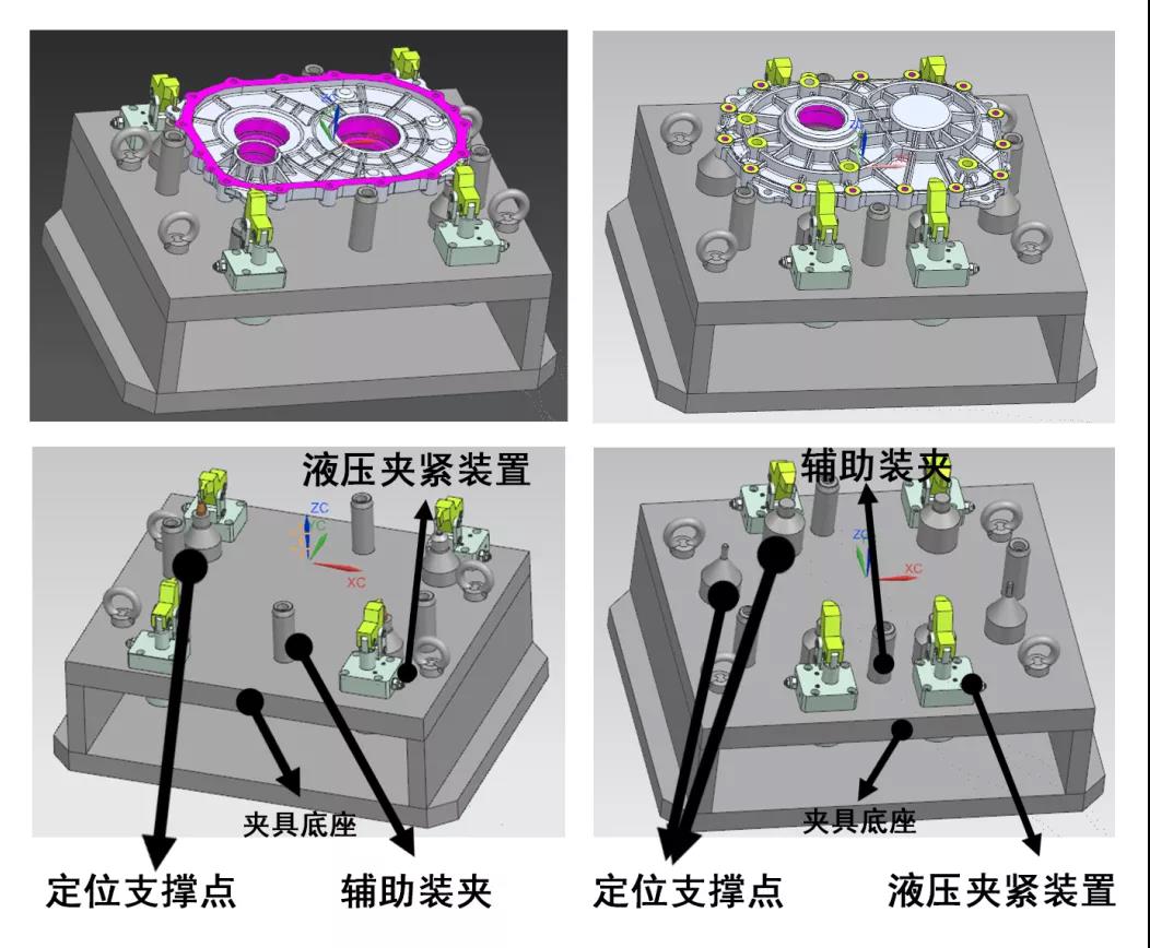 电机变速器端盖加工夹具